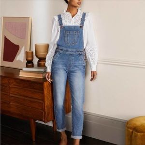 Boden girlfriend denim overalls. Size 12.